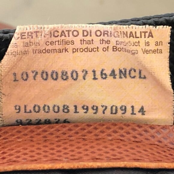 BOTTEGA VENETA Marco Polo Italian Black Pebbled Brown Accent Satchel … - Picture 7 of 17